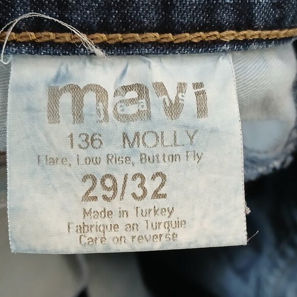 Mavi Dark Blue Flare Jeans - Picture 6 of 7
